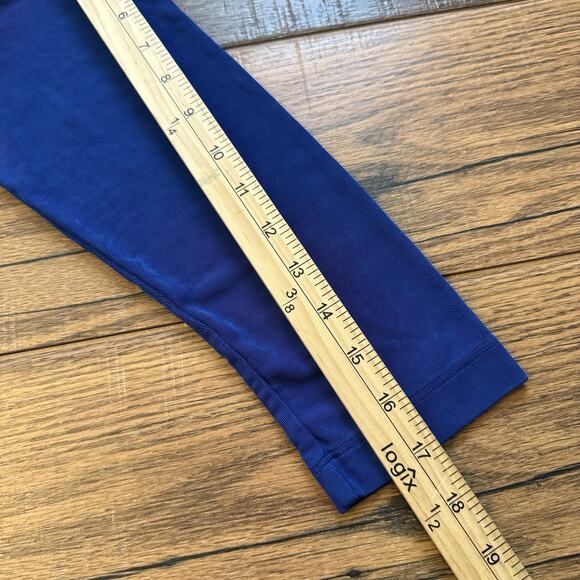 Vintage Chico’s Private Edition Blue Boat Neck Top Size 2 USA Made 3/4 Sleeve - Picture 6 of 6